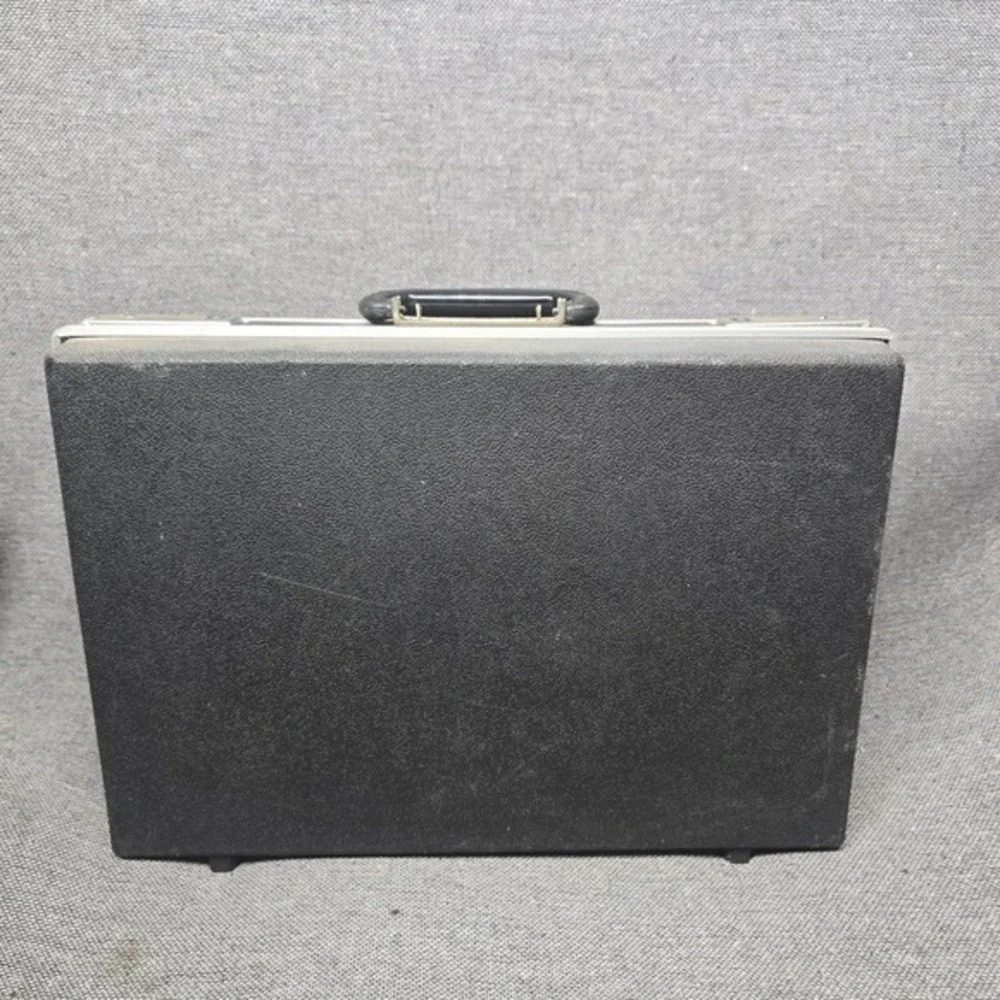 Vintage Airway Industries US Government Property Hard Shell‎ Briefcase Black